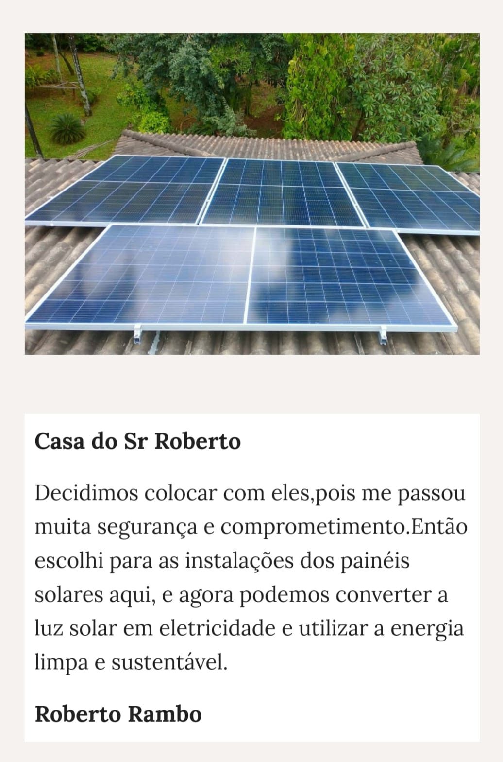 Depoimentos
